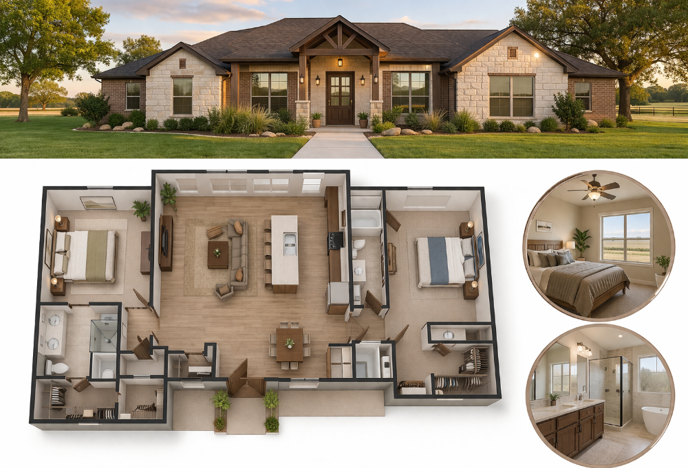 A Guide to Split Bedroom Floor Plans for Oklahoma Homeowners